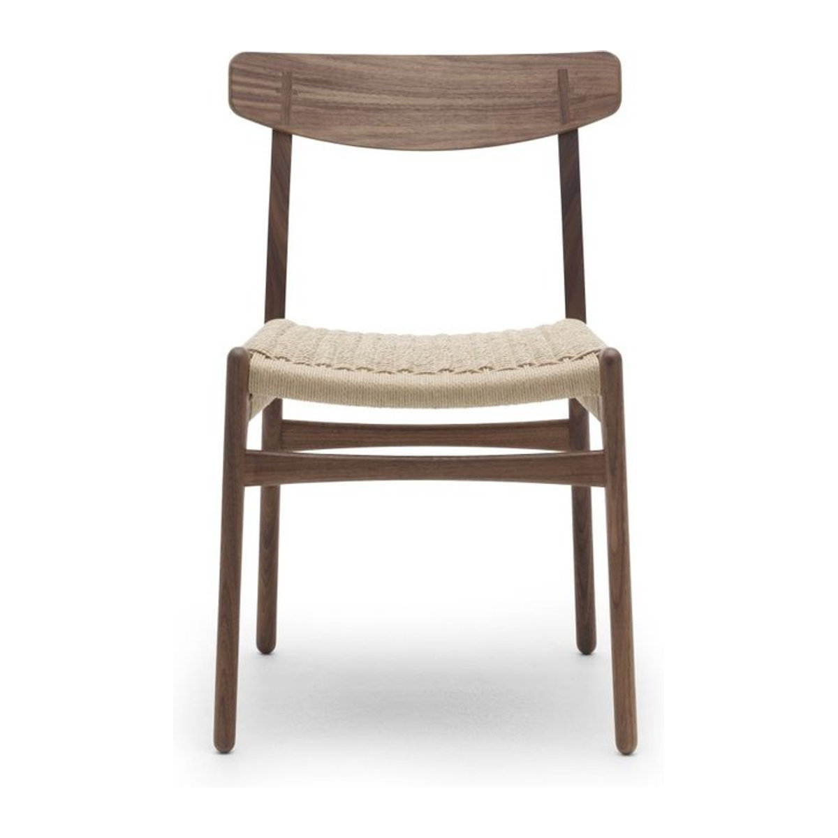 Carl Hansen & Søn CH23 Stuhl mit Papierkordelgeflecht in Eiche oder Nussbaum - Bild 1