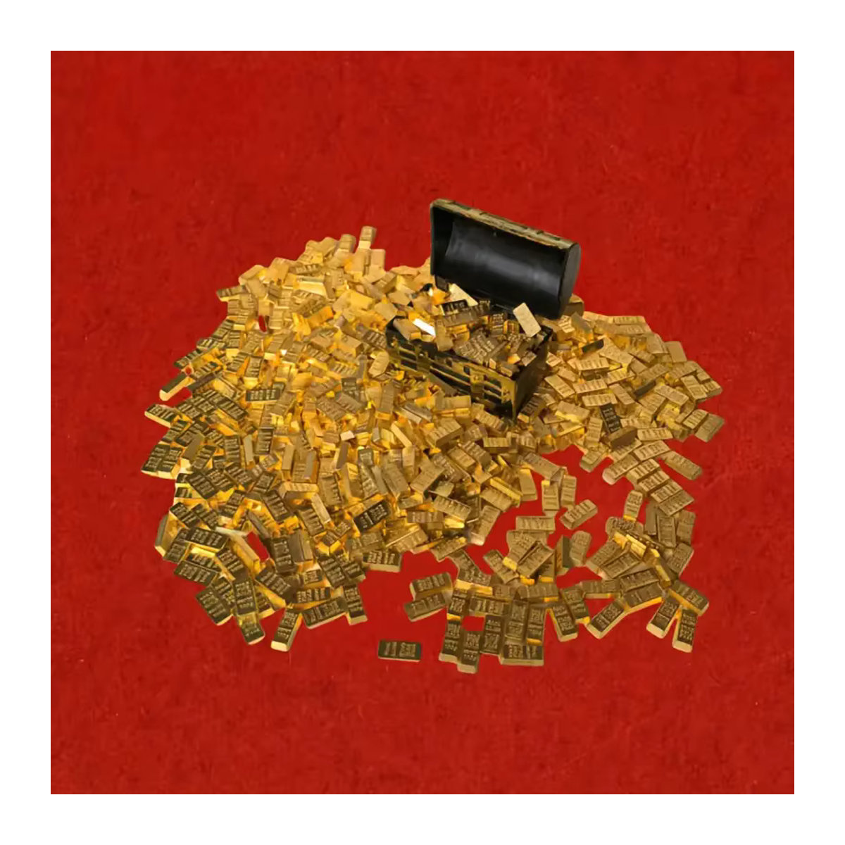 Carni 100er Set Mini-Metalldekorationen in Gold mit oriental - Bild 3
