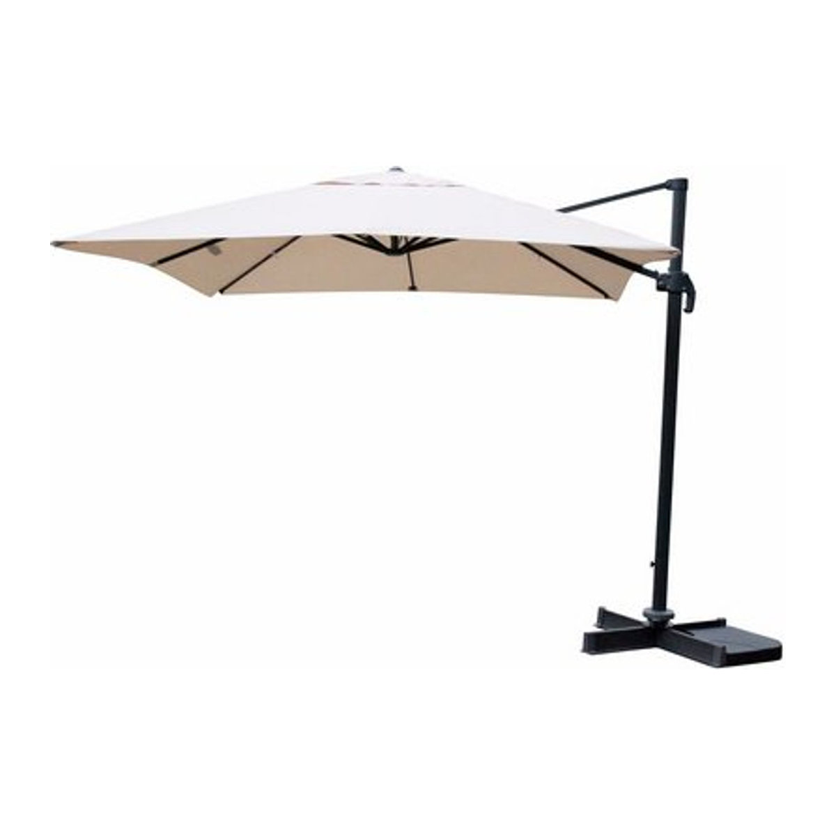 CASARIA Ampelschirm Paros in Beige mit modernem Design, B/H/T: 300 x 255 x 300 cm - Bild 1