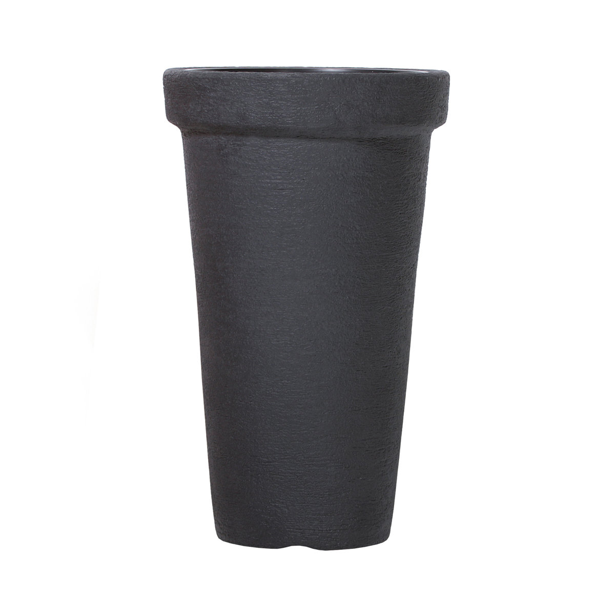 Casaria Blumentopf rund in Anthrazit aus Kunststoff, Höhe: 63 cm, Durchmesser: 40 cm - Bild 2