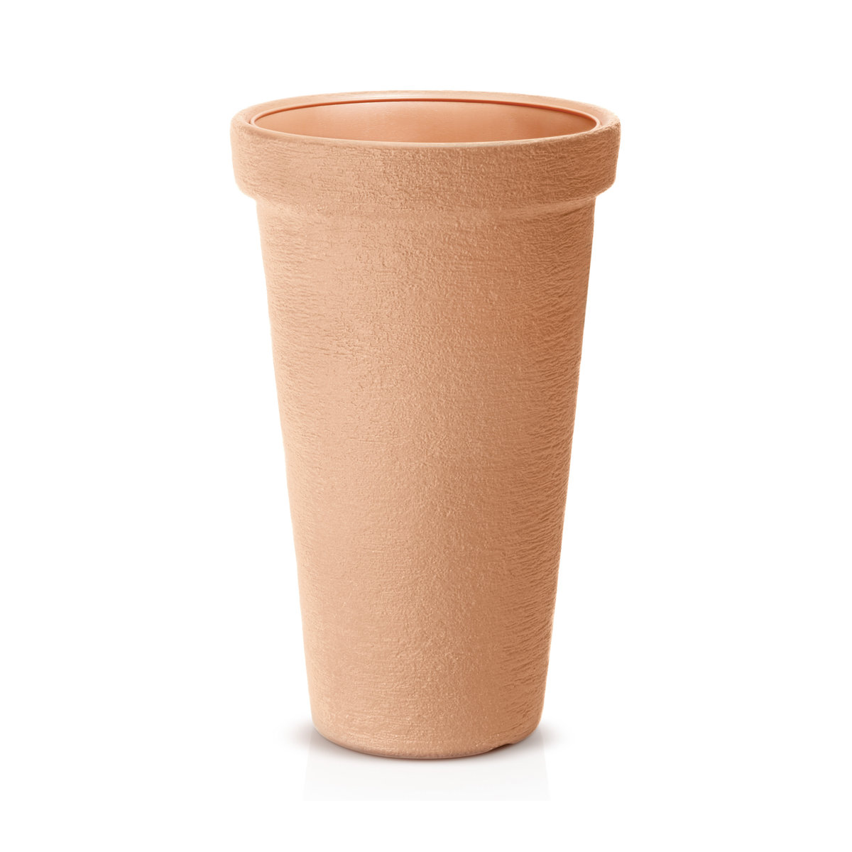 Casaria Blumentopf rund in Terrakotta Orange, Höhe: 63 cm, Durchmesser: 40 cm - Bild 1