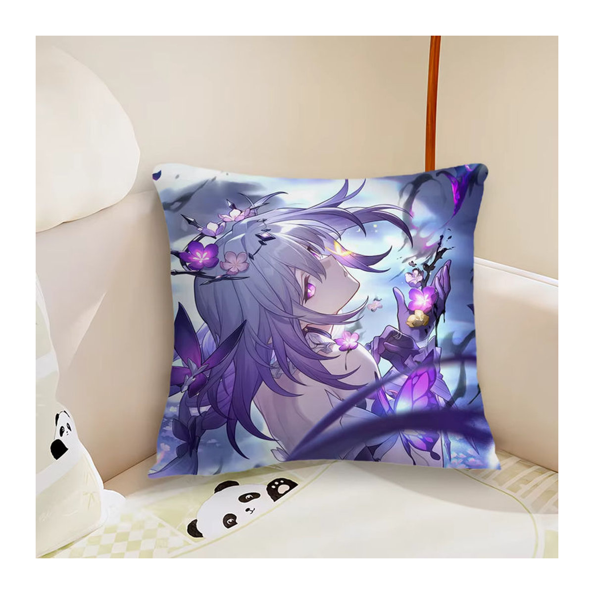 Castorice Honkai Star Rail Kissenbezug in Lila für Sofa und Schlafzimmer - Bild 5