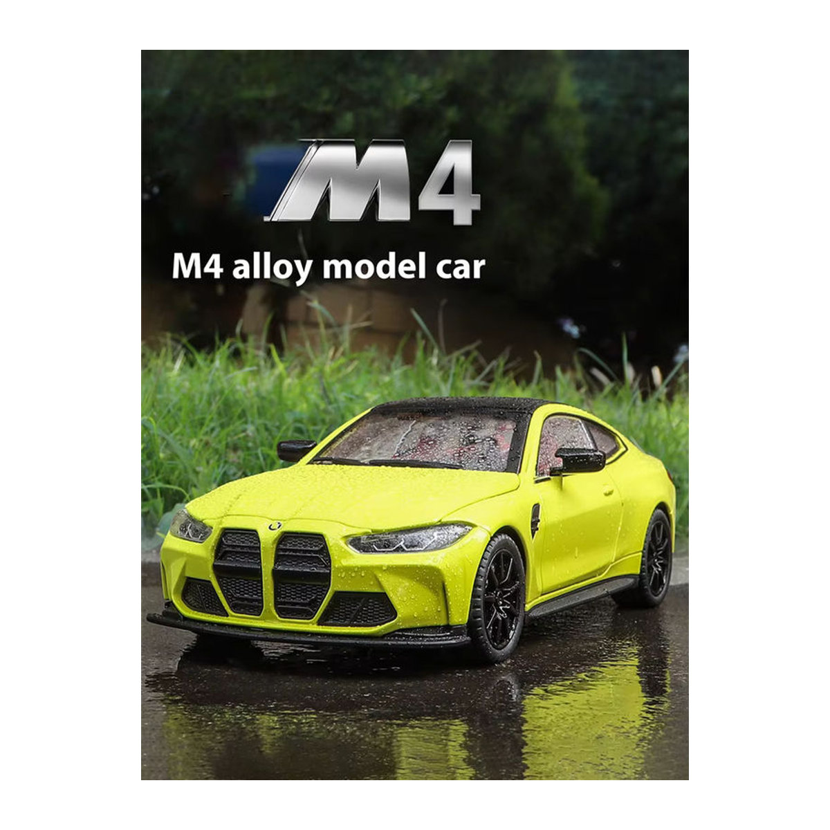 CCA M4 Modellspielzeug aus Legierung im Maßstab 1:24 mit Licht und Ton in Gelb - Bild 2