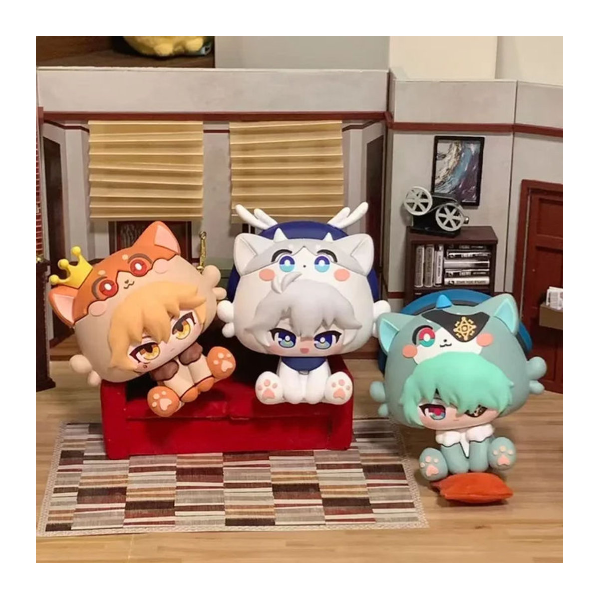 CEMSZD Honkai Star Rail Phainon Anaxa Anime Figur aus PVC, 100er Set, mehrfarbig, Höhe: 7 cm - Bild 1