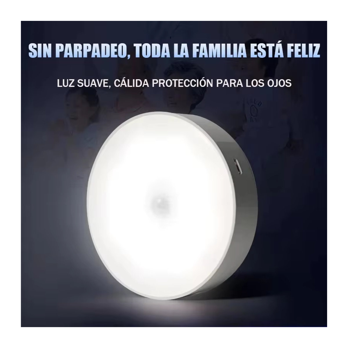 CENSHION LED Smart Nachtlicht mit Bewegungssensor und Magnetbefestigung, Warmweiß, USB-aufladbar, minimalistische Möbelbeleuchtung - Bild 6