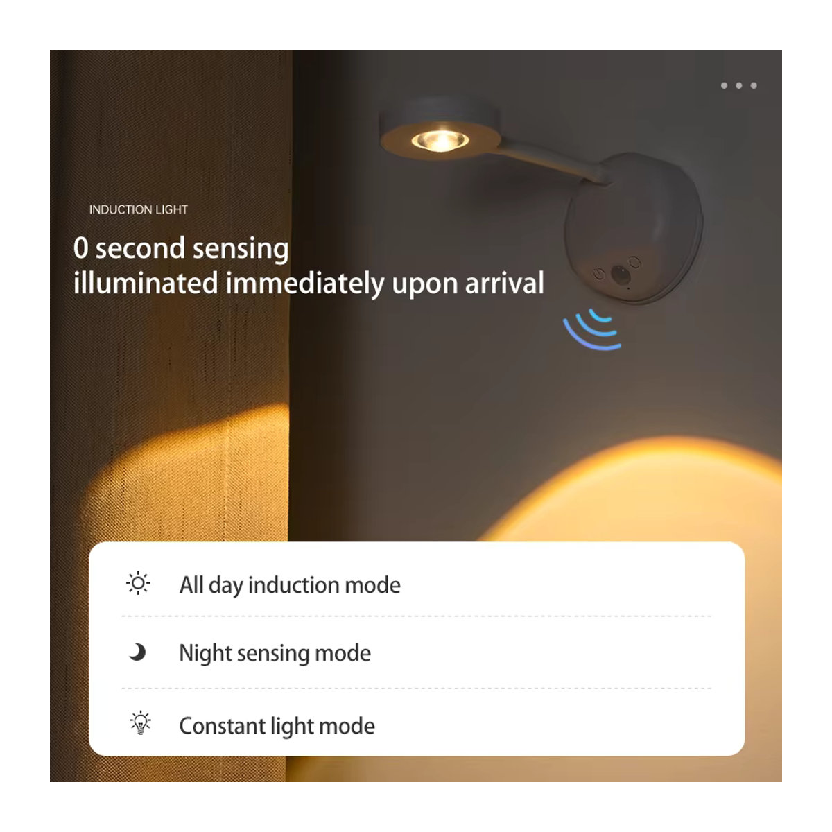 CENSHION LED Strahler Weiß – Kabellose Wandleuchte mit USB-Wiederaufladung, intelligenter Bewegungserkennung und Dimmfunktion für Gemälde und Bilder - Bild 3