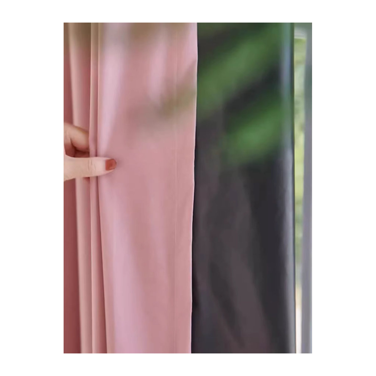 CENTURyMiG Verdunkelungsvorhang mit UV-Isolierung und Geräuschreduzierung in Rot oder Rosa für Wohnzimmer und Schlafzimmer - Bild 2