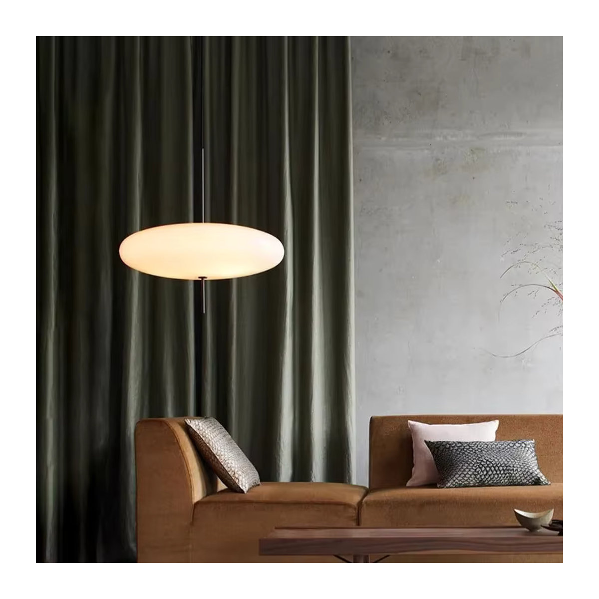 CETANT Moderne LED-Pendelleuchte im fliegenden Untertassen-Stil in Schwarz oder Weiß - Bild 5