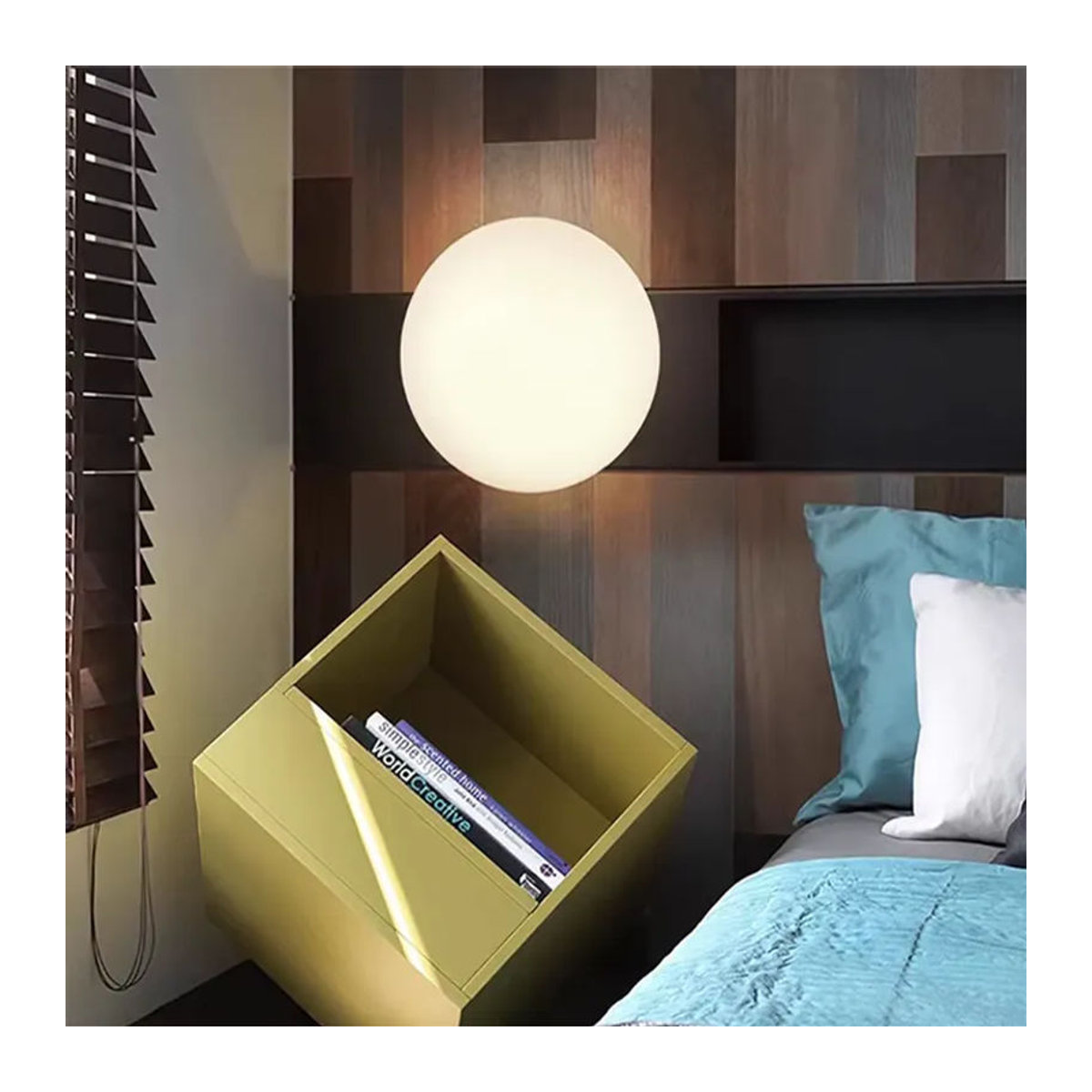 CETANT Nordic Deckenlampe aus Glas in Weiß mit LED und warmweißem Licht, minimalistisches Design für Schlafzimmer, Flur und Eingangsbereich - Bild 4