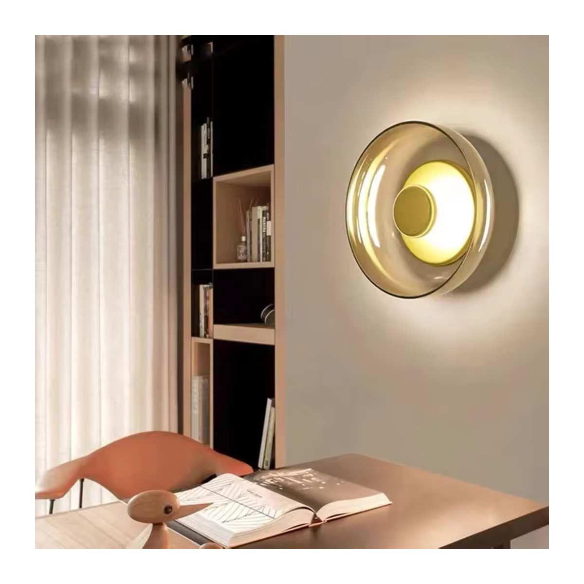 CETANT Nordic LED Glas Wandleuchter Modern Skandinavisch - Bild 2