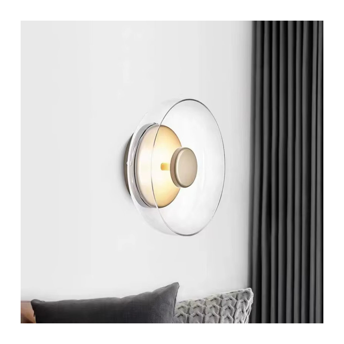 CETANT Vintage LED Wandleuchte aus Glas im minimalistischen Retro-Design - Bild 2