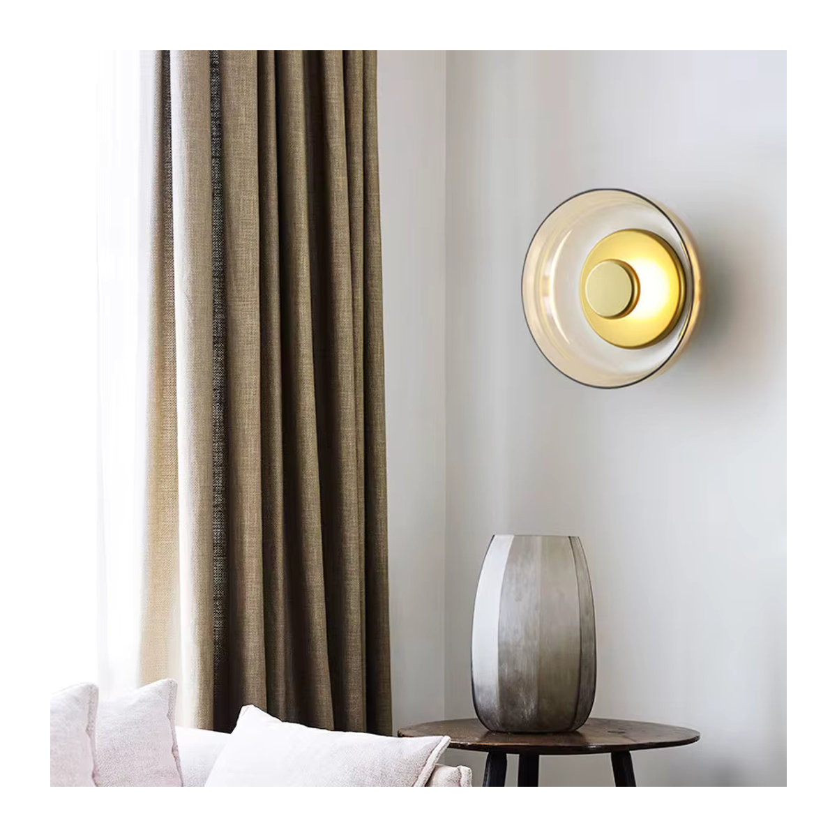 CETANT Vintage LED Wandleuchte aus Glas im minimalistischen Retro-Design - Bild 3