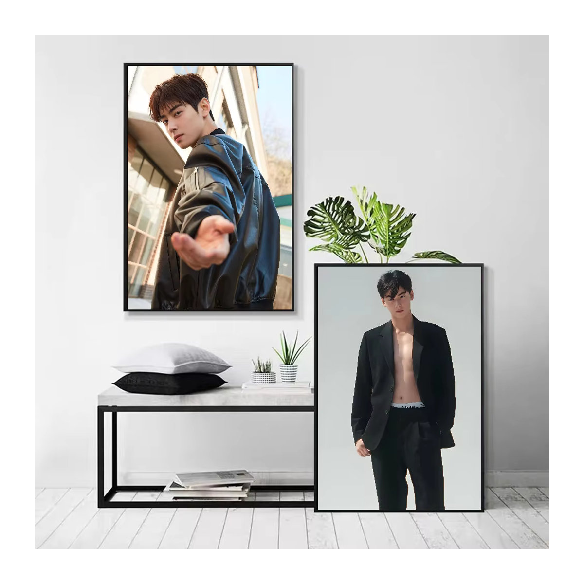 Cha E-EunWoo Poster als selbstklebende Wanddekoration, mehrfarbig, rechteckig - Bild 2