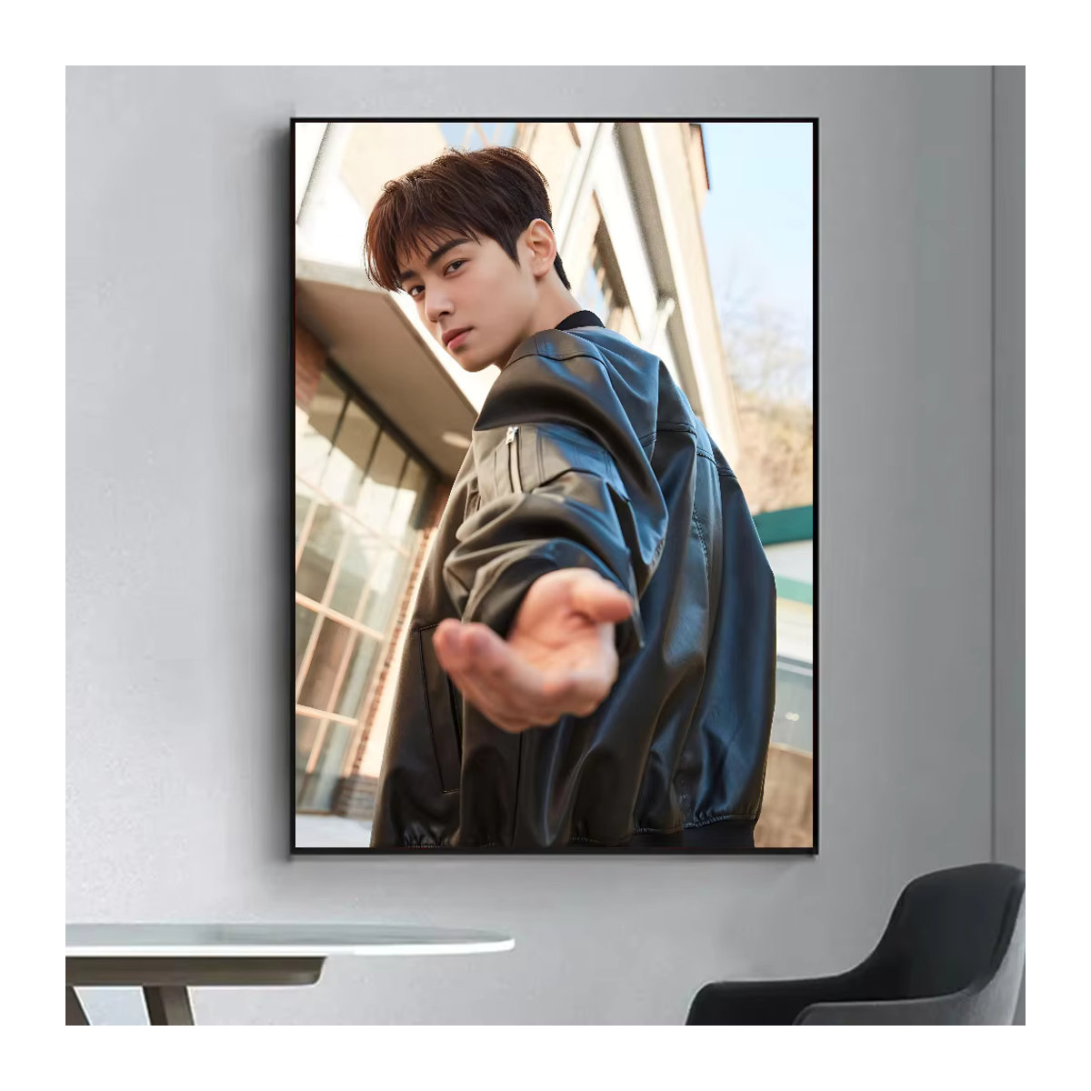 Cha E-EunWoo Poster als selbstklebende Wanddekoration, mehrfarbig, rechteckig - Bild 6