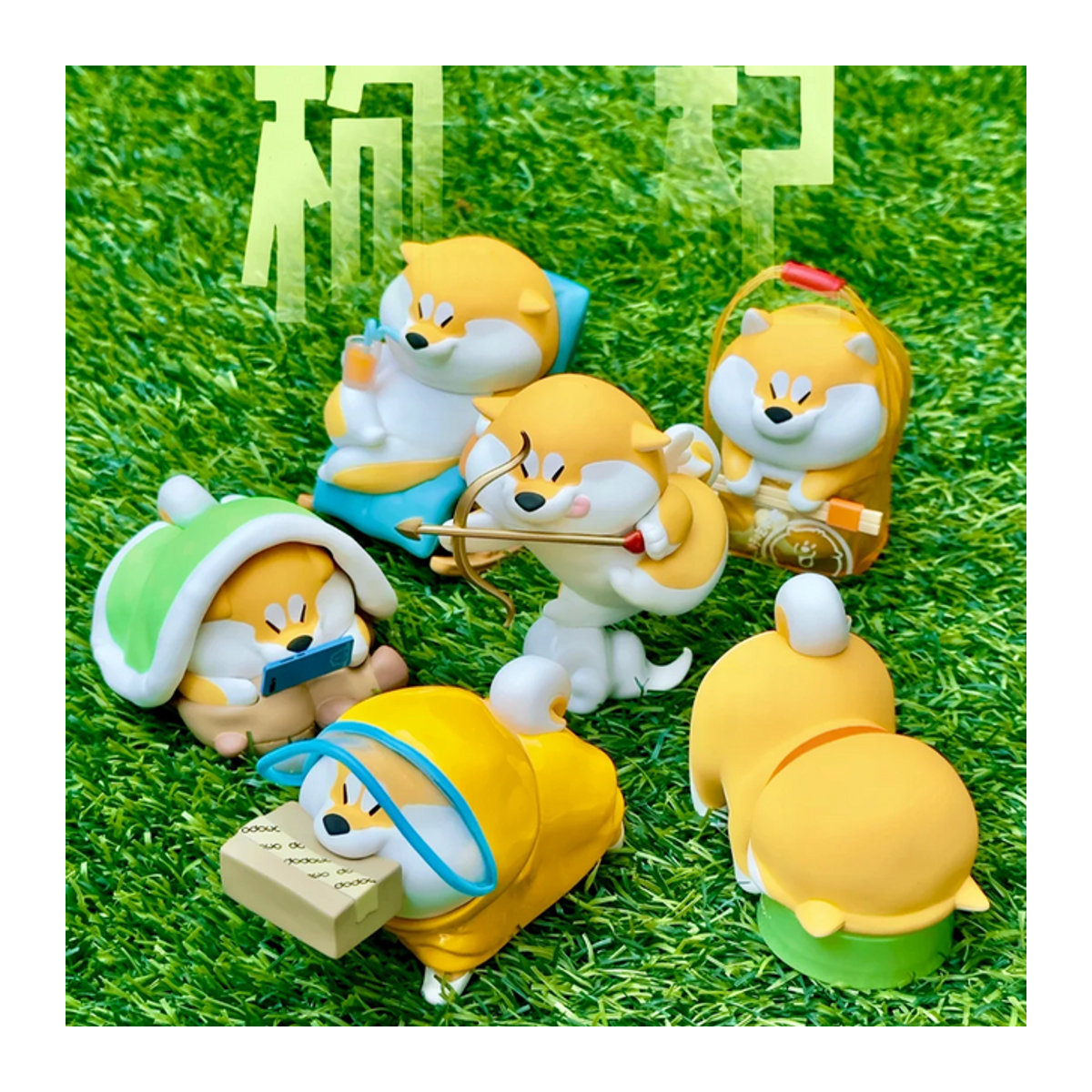 Chai Chinese Wolfberry Life Diary Series Blind Box Sammlerstück Hundepuppe aus Kunststoff, mehrfarbig - Bild 1