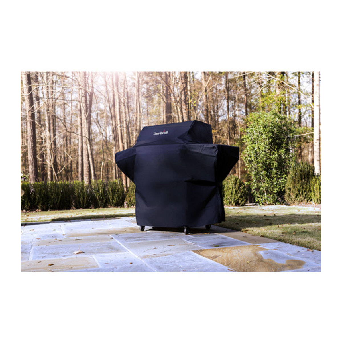 Char-Broil Grill-Abdeckhaube für 3-Brenner-Grills aus Polyester in Schwarz - Bild 2