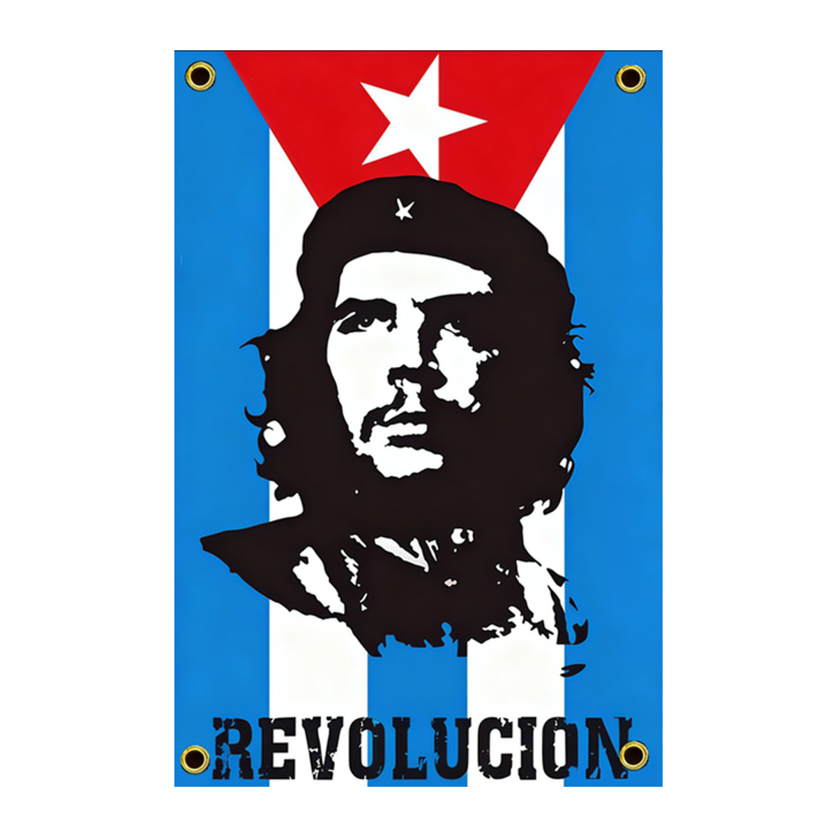 Che Guevara Wandbanner als ästhetische Dekoration für dein Zuhause, mehrfarbig, Textil, B/H: 60 x 90 cm - Bild 1
