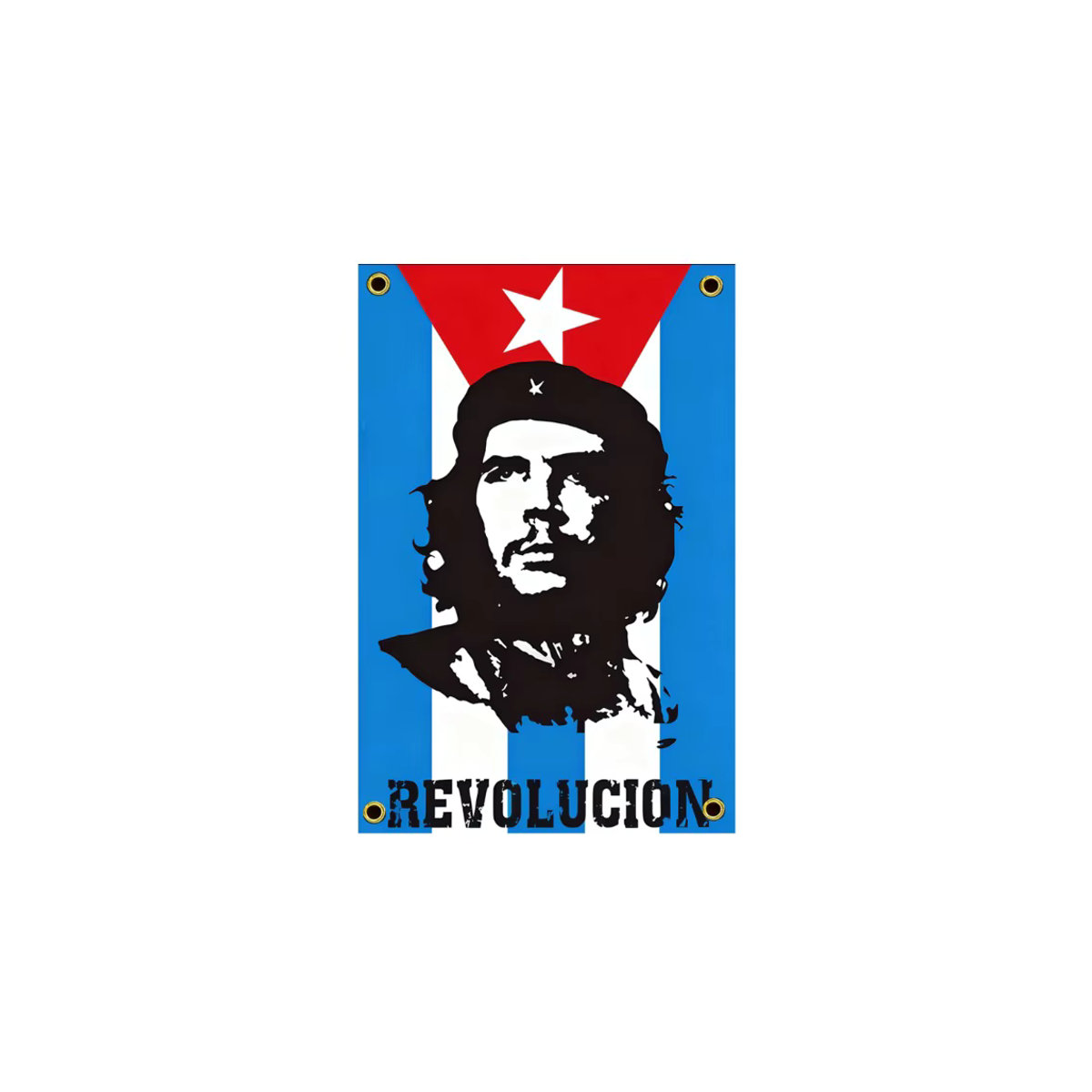 Che Guevara Wandbanner als ästhetische Dekoration für dein Zuhause, mehrfarbig, Textil, B/H: 60 x 90 cm - Bild 2