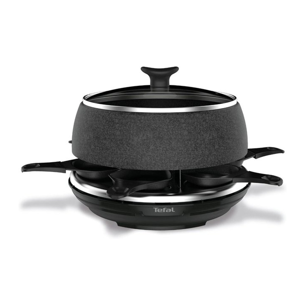 Cheese'n'co Raclettegrill RE 12C8 Cheese Raclette-Fondue-Set in Schwarz - Bild 1
