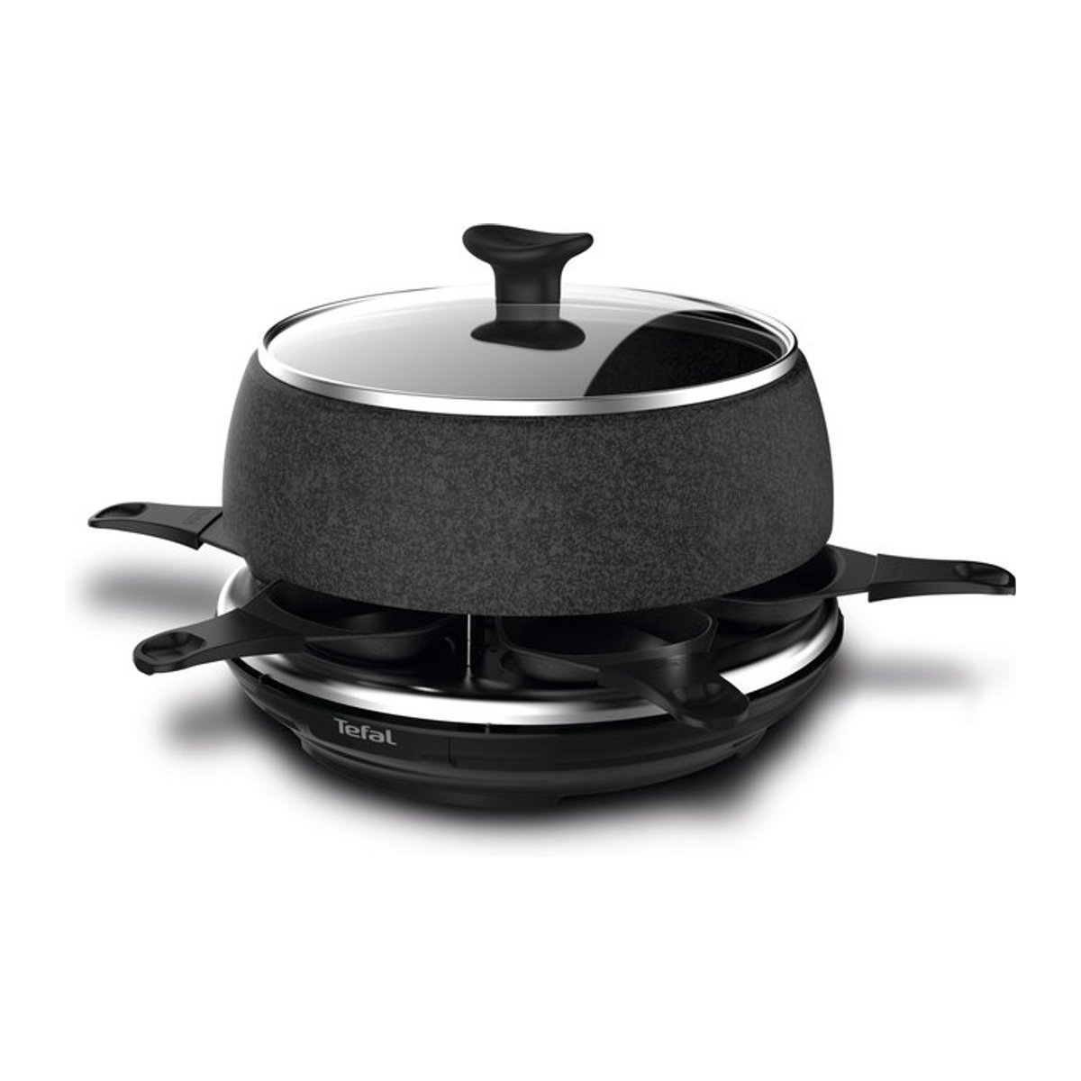 Cheese'n'co Raclettegrill RE 12C8 Cheese Raclette-Fondue-Set in Schwarz - Bild 2