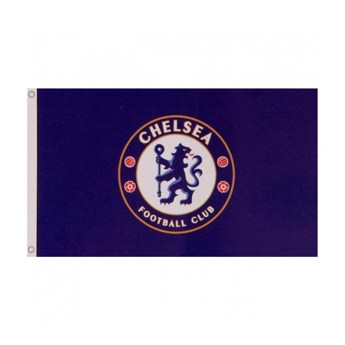 Chelsea FC Flagge in Blau, rechteckige Textilflagge zum Aufhängen - Bild 2