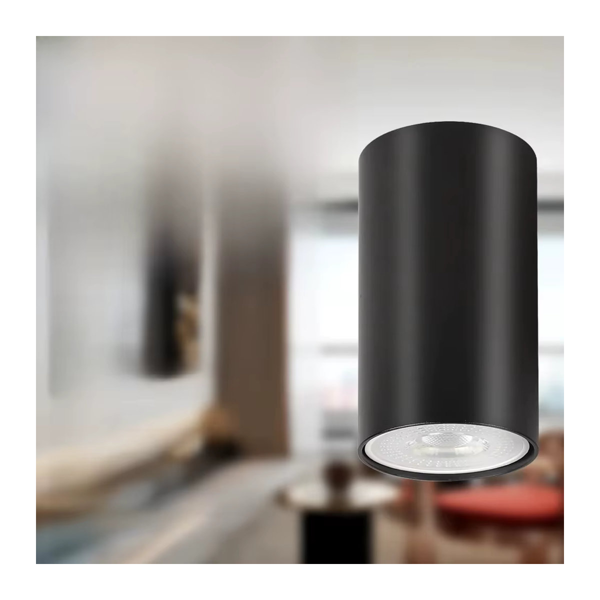CHENBEN LED Deckenspot GU10 Aufputz Leuchte in Weiß für Wohnzimmer und Schlafzimmer - Bild 4
