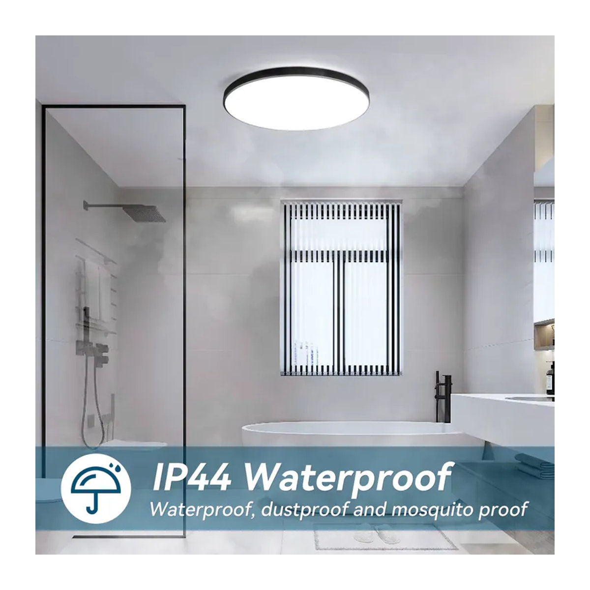 CHENBEN LED Kronleuchter in Weiß, dimmbare intelligente Deckenleuchte mit Fernbedienung im minimalistischen Design für Wohnzimmer, Küche und Schlafzimmer - Bild 5