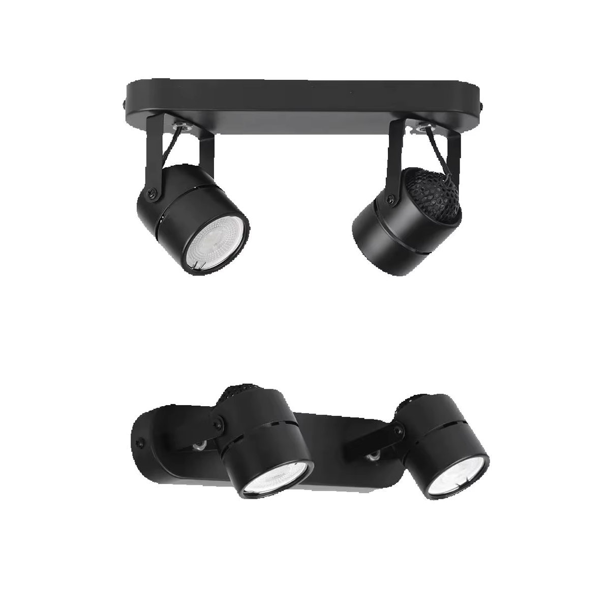 CHENBEN LED Kronleuchter mit GU10 Spot Lampen im minimalistischen Design für Schlafzimmer und Flur - Bild 4