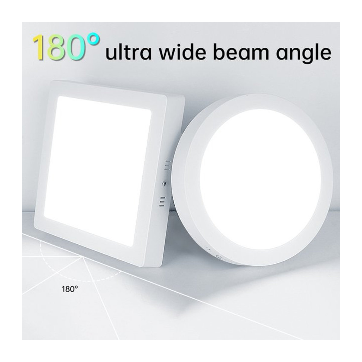 CHENBEN LED-Panel-Lampe aus Acryl in Weiß, minimalistische Deckenleuchte für Wohnzimmer, Küche oder Schlafzimmer - Bild 1