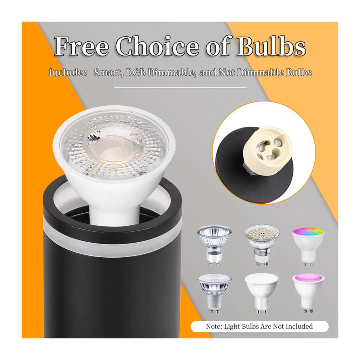 CHENBEN LED-Schienenleuchte Modern Schwarz mit GU10 Fassung als Kronleuchter und Schienensystem für Schlafzimmer, Flur oder Shop - Bild 2