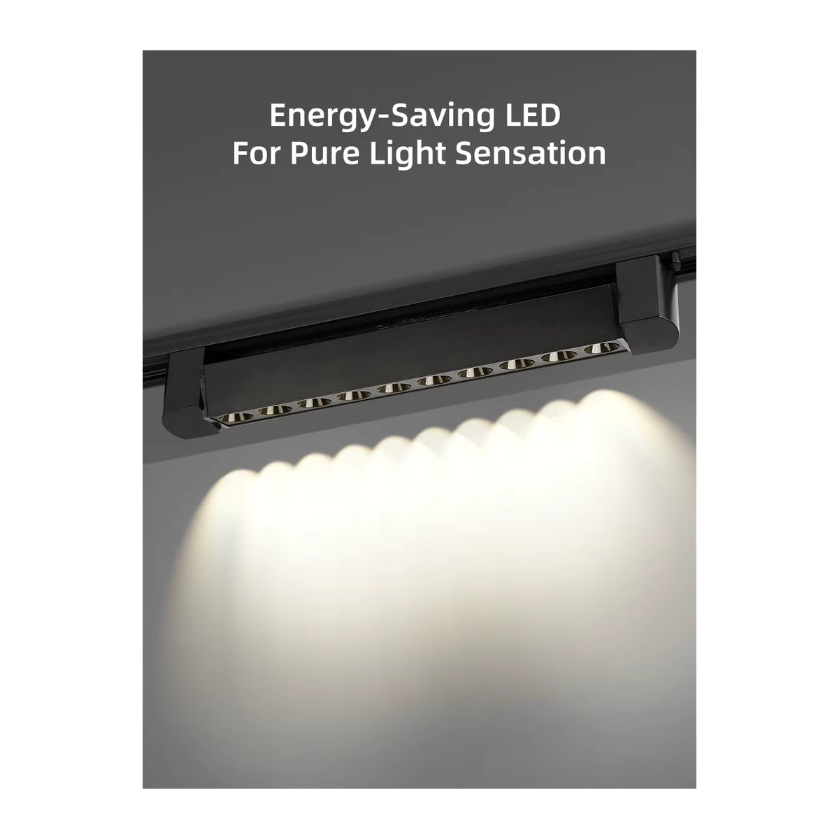 CHENBEN LED Schienensystem Schienenleuchte in Schwarz aus Aluminium für Wohnzimmer und Küche - Bild 7