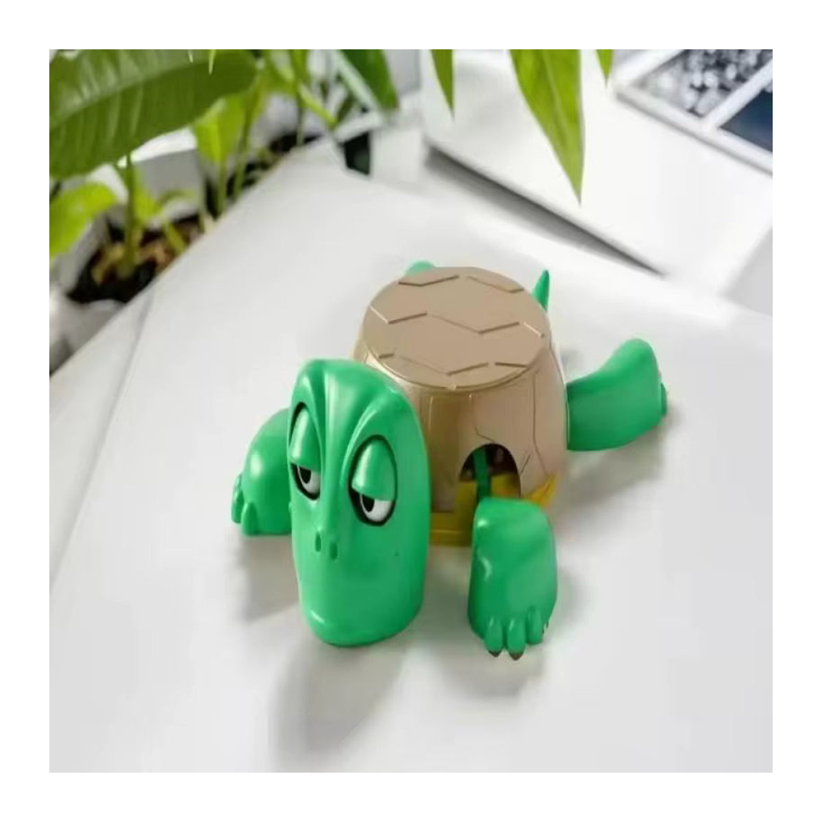 CHENJ Schildkrötenuntersetzer aus Kunststoff in Mehrfarbig, 3D-gedruckte geometrische Dekoration für dein Getränkezubehör - Bild 3