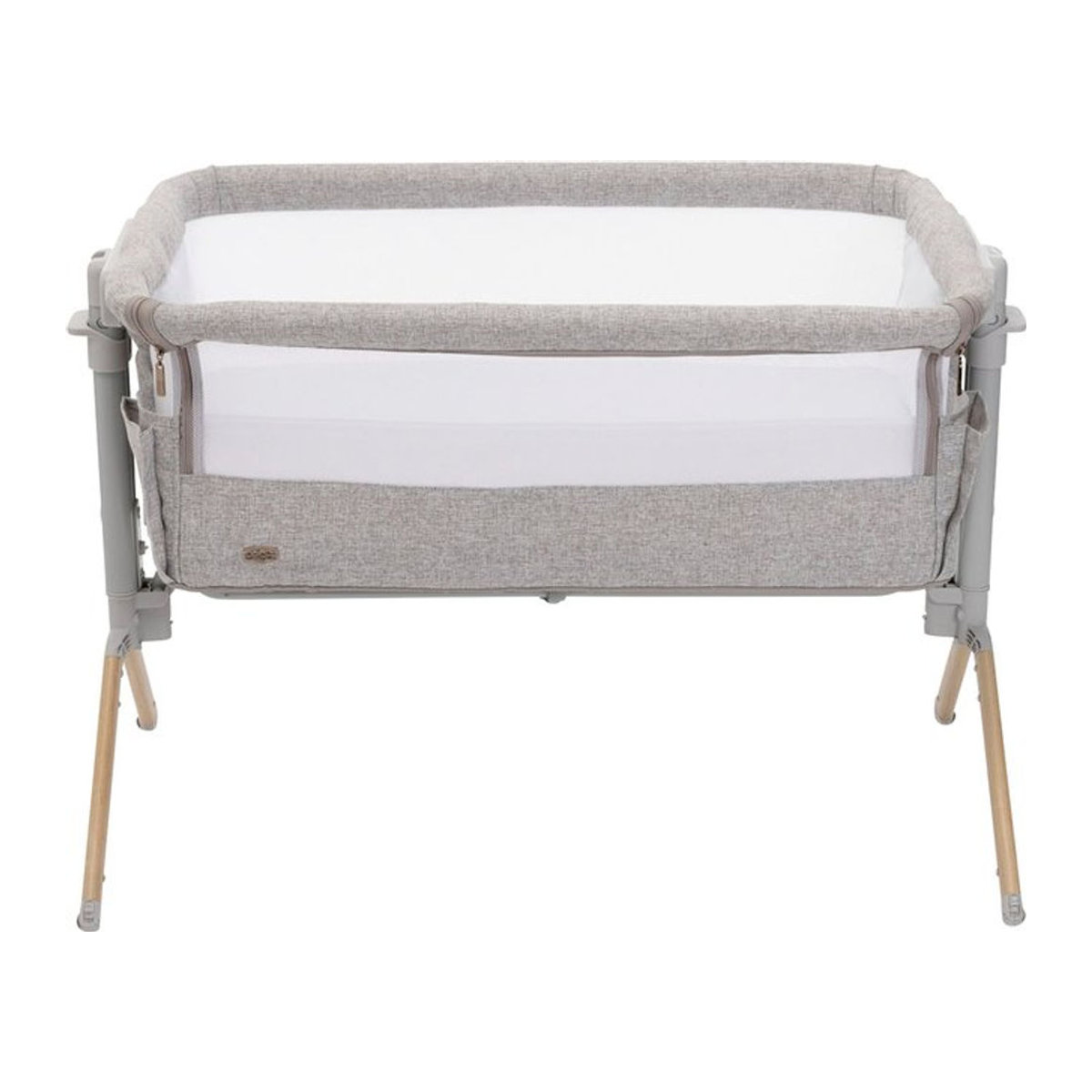 Chicco Beistellbett Next2Me Armonia Babybett in Natur und Grau - Bild 1