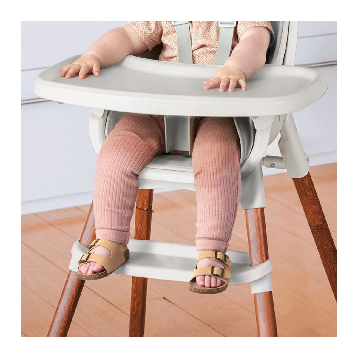 Chicco Hochstuhl Zest Plus in Grau und Weiß aus Kunststoff, Metall und Stoff - Bild 3