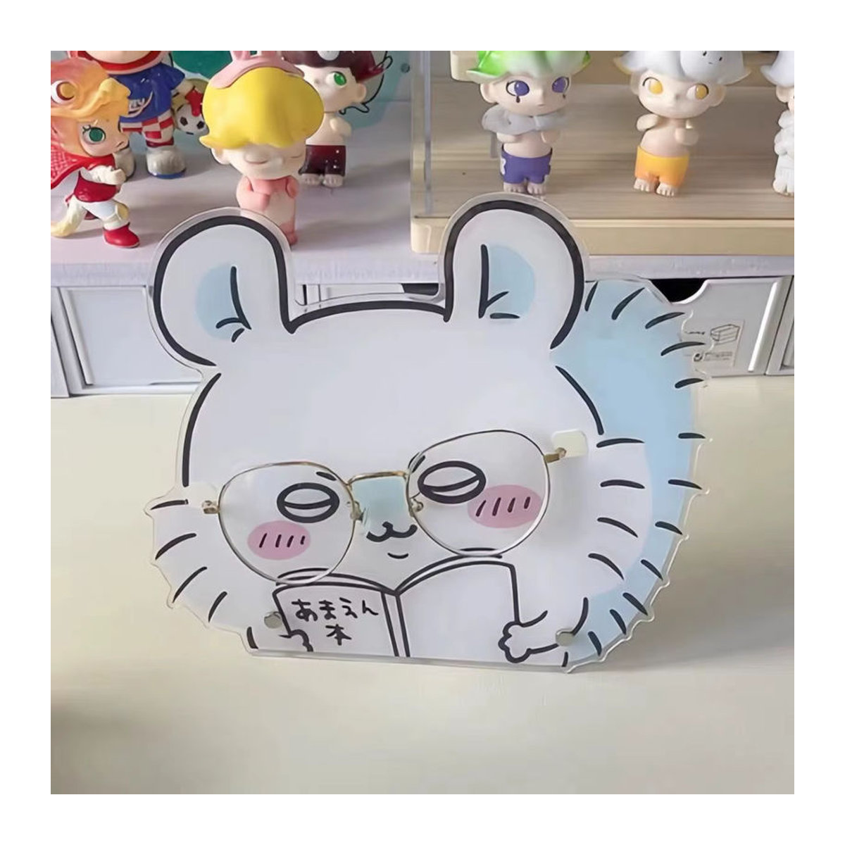 Chiikawa Dekorationsfigur Hachiware und Momoga aus Kunststoff, mehrfarbig, ideale Tischdekoration und Geschenk für Kinder - Bild 2