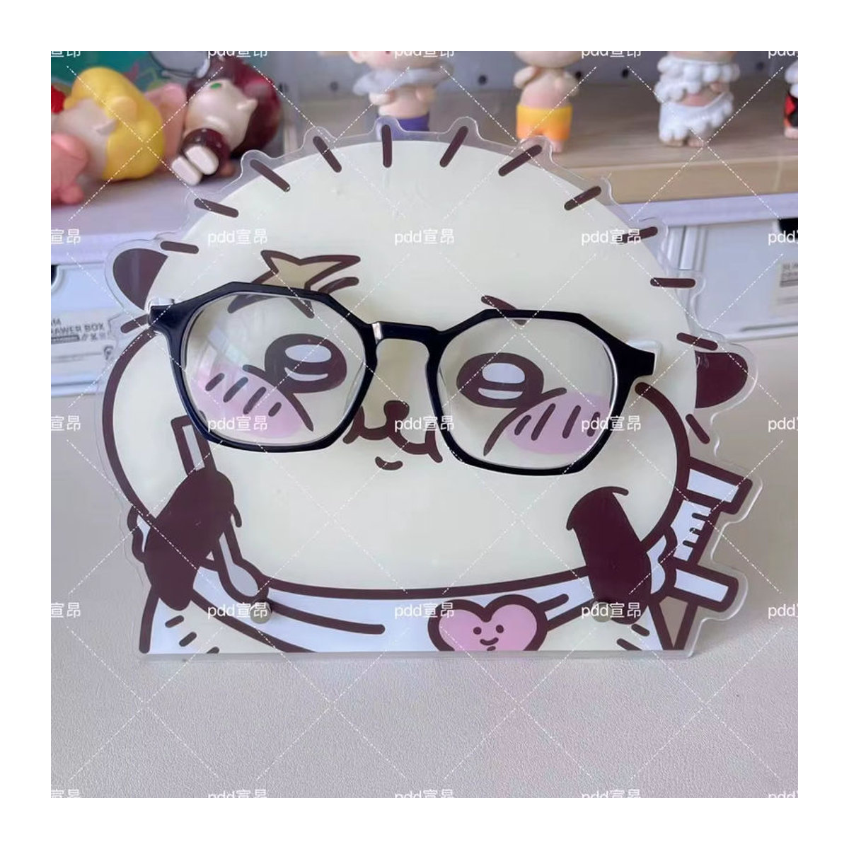 Chiikawa Dekorationsfigur Hachiware und Momoga aus Kunststoff, mehrfarbig, ideale Tischdekoration und Geschenk für Kinder - Bild 3