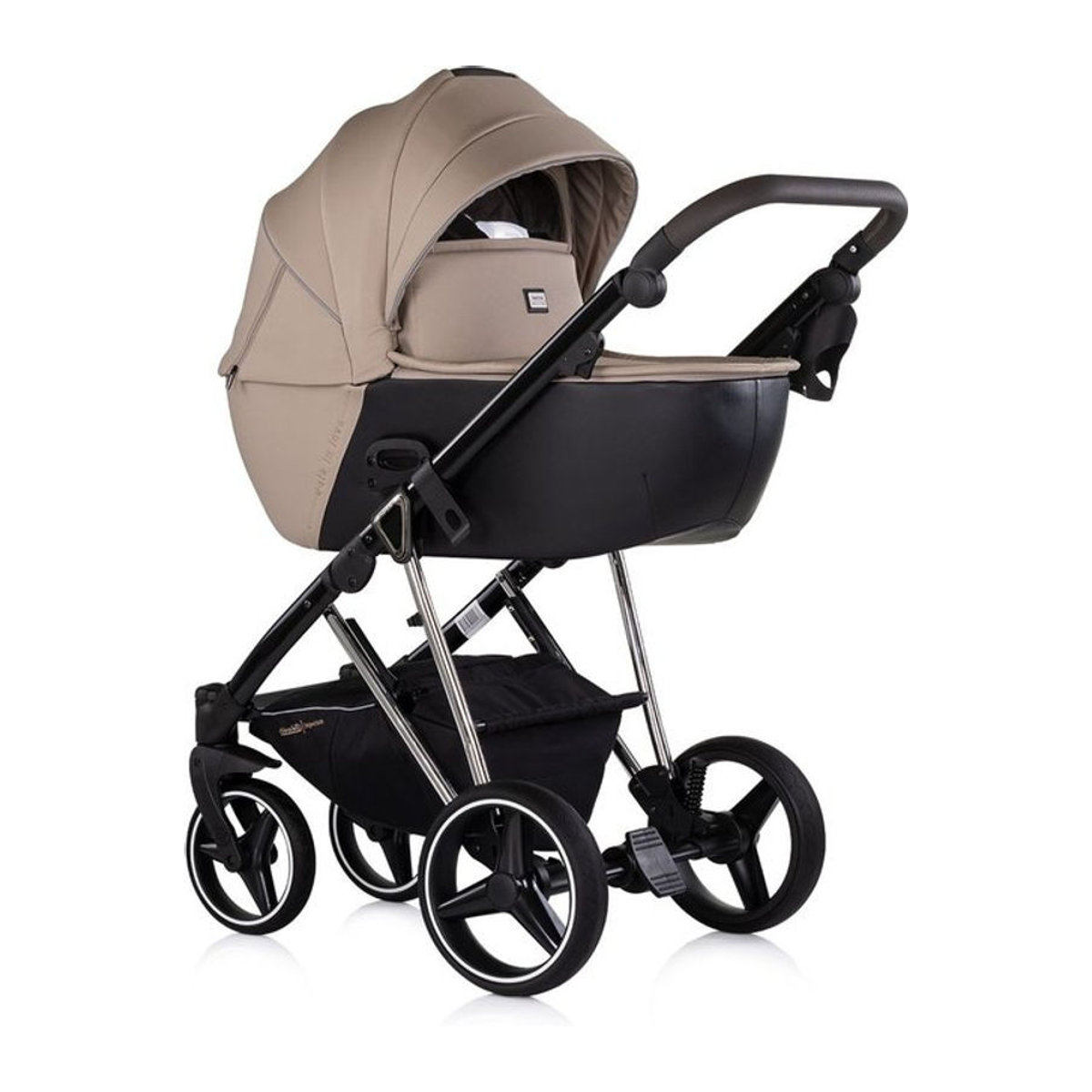 Chipolino Kombikinderwagen Imperium 3 in 1 Set mit Babyschale, Babywanne und Zubehör in Braun - Bild 1