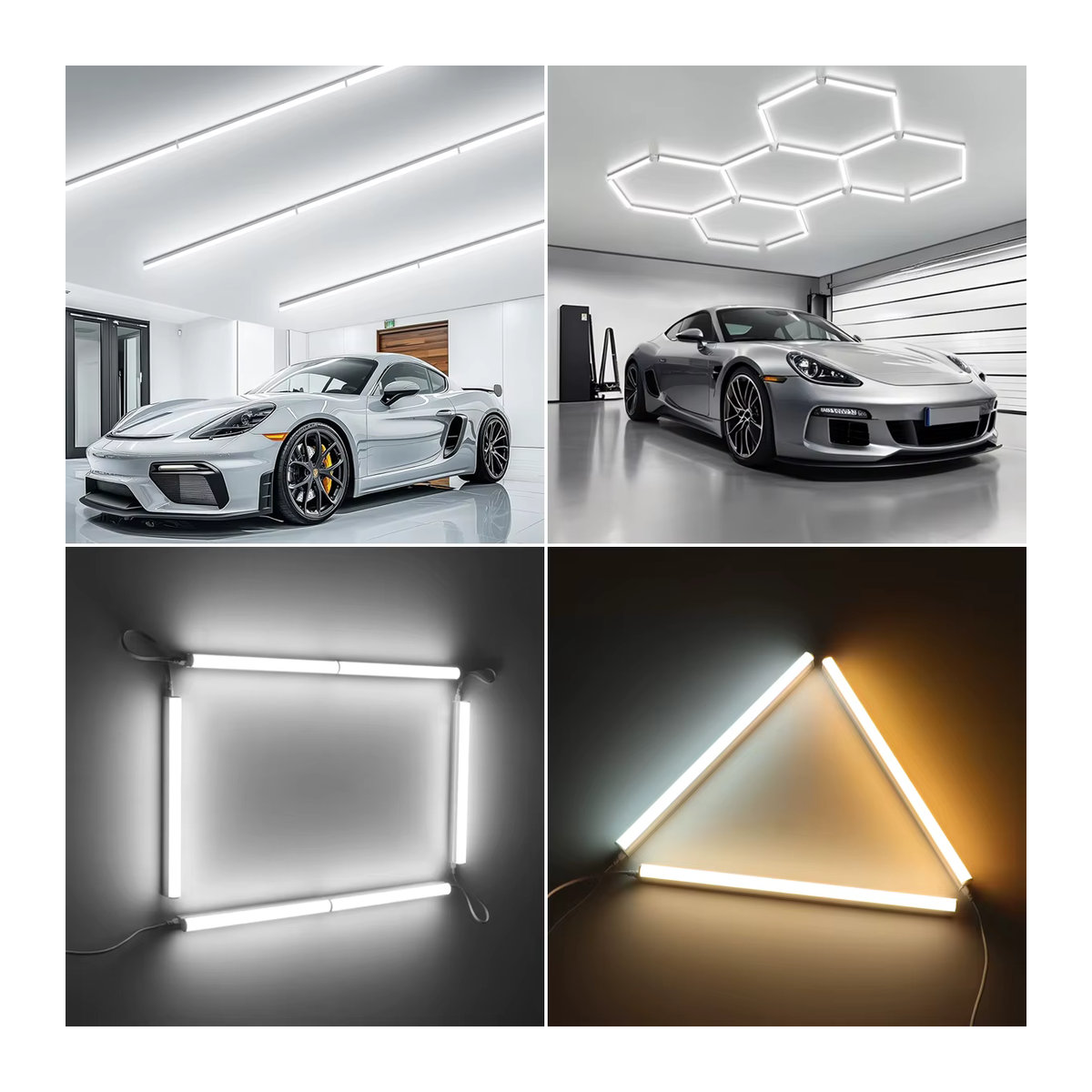 CHNAITEKE LED Licht Bar Aluminium Deckenleuchte in Weiß, 15W, Neutralweiß, Länge: 50 cm - Bild 4