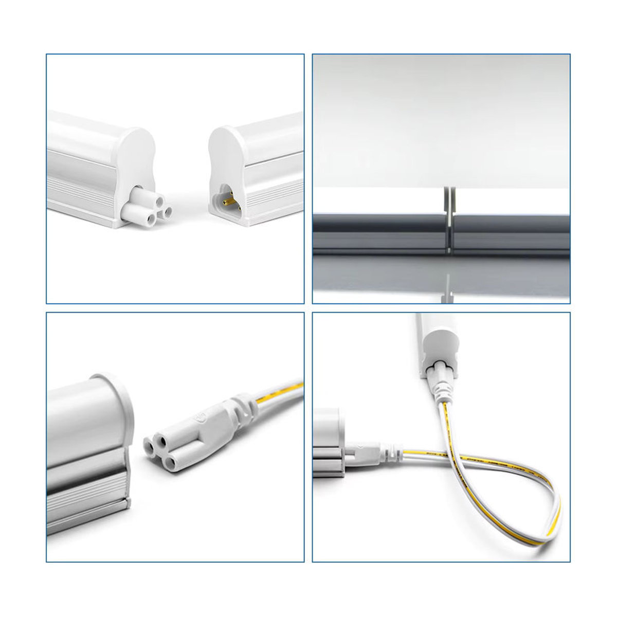 CHNAITEKE LED T5 T8 Barlampe aus Aluminium in minimalistischem Design, 50 cm Länge - Bild 3