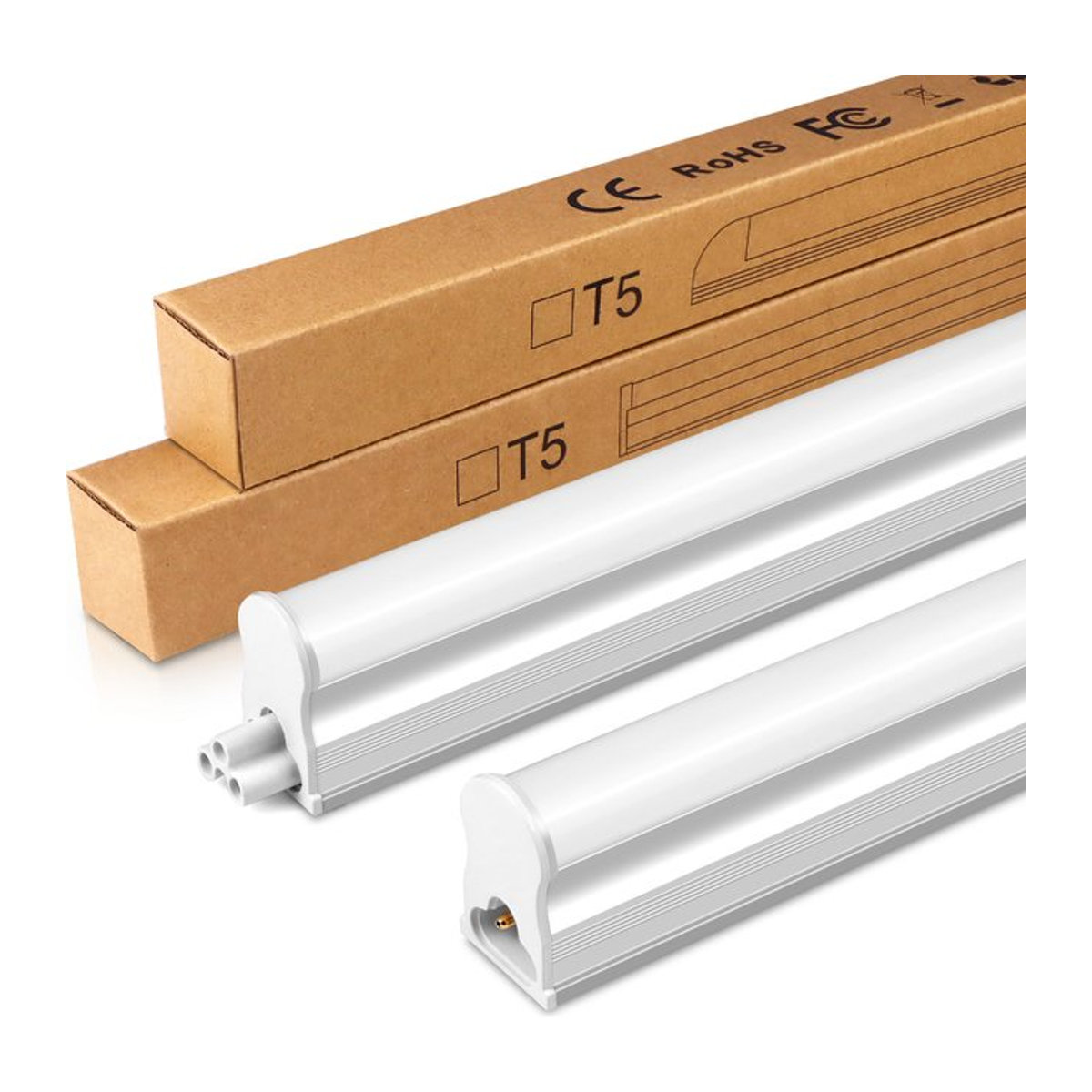 CHNAITEKE T5 LED Leuchtstoffröhre 15W mit Schalterstecker, 50 cm Länge - Bild 1