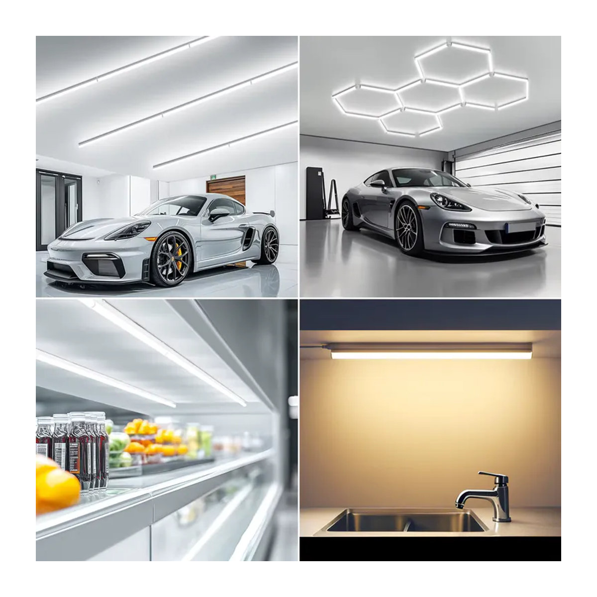 CHNAITEKE T5 LED-Röhrenleuchte 15 W, 50 cm, Weiß/Warmweiß/Neutralweiß (2700 K–6500 K) - Bild 5