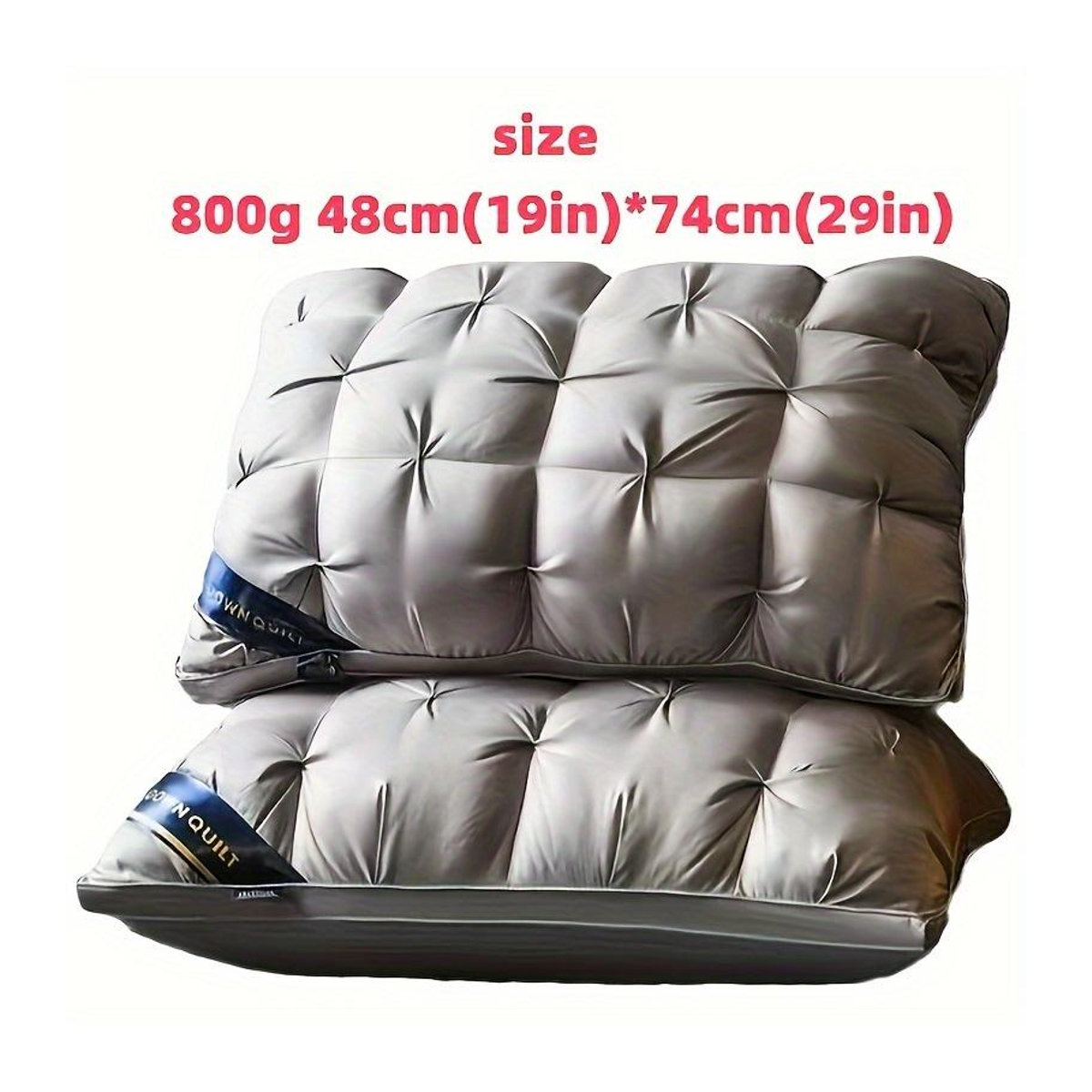 Chocolate Home Luxuskissen mit Nackenstütze in Rosa, 800g - Bild 3