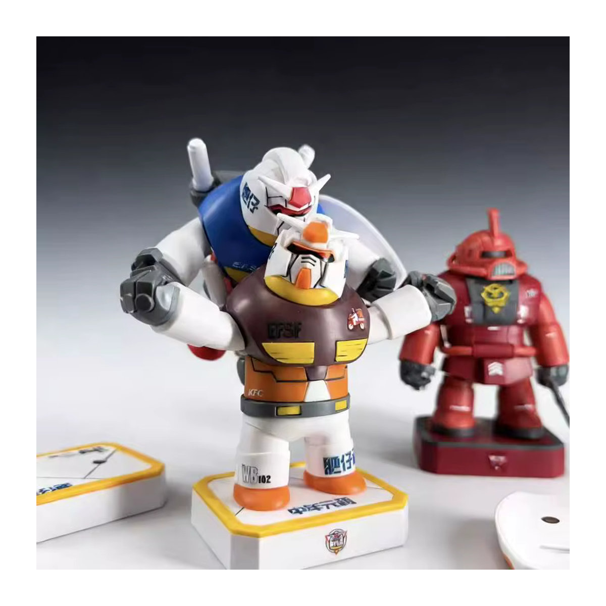 Chonker RX-78-2 Magnetische Gelenk-Actionfigur von Bandai in Weiß und Mehrfarbig aus Kunststoff - Bild 2