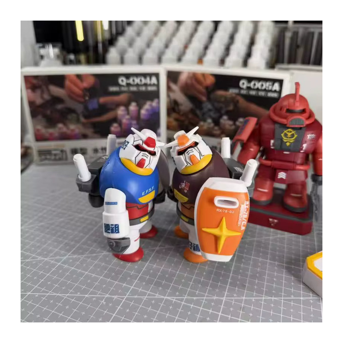 Chonker RX-78-2 Magnetische Gelenk-Actionfigur von Bandai in Weiß und Mehrfarbig aus Kunststoff - Bild 3