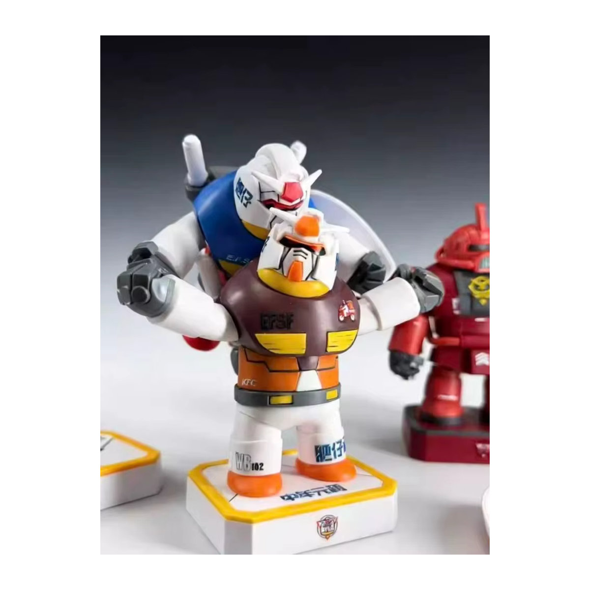 Chonker RX-78-2 Magnetische Gelenk-Actionfigur von Bandai in Weiß und Mehrfarbig aus Kunststoff - Bild 5