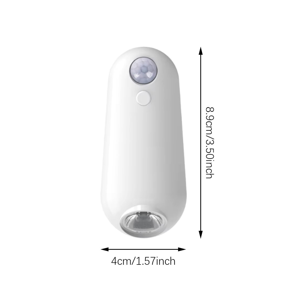 CHOUDAO TECH LED-Nachtlicht mit Bewegungssensor und Lichtsensor, USB-C-Aufladung, Bunt, Minimalistisches Design - Bild 2