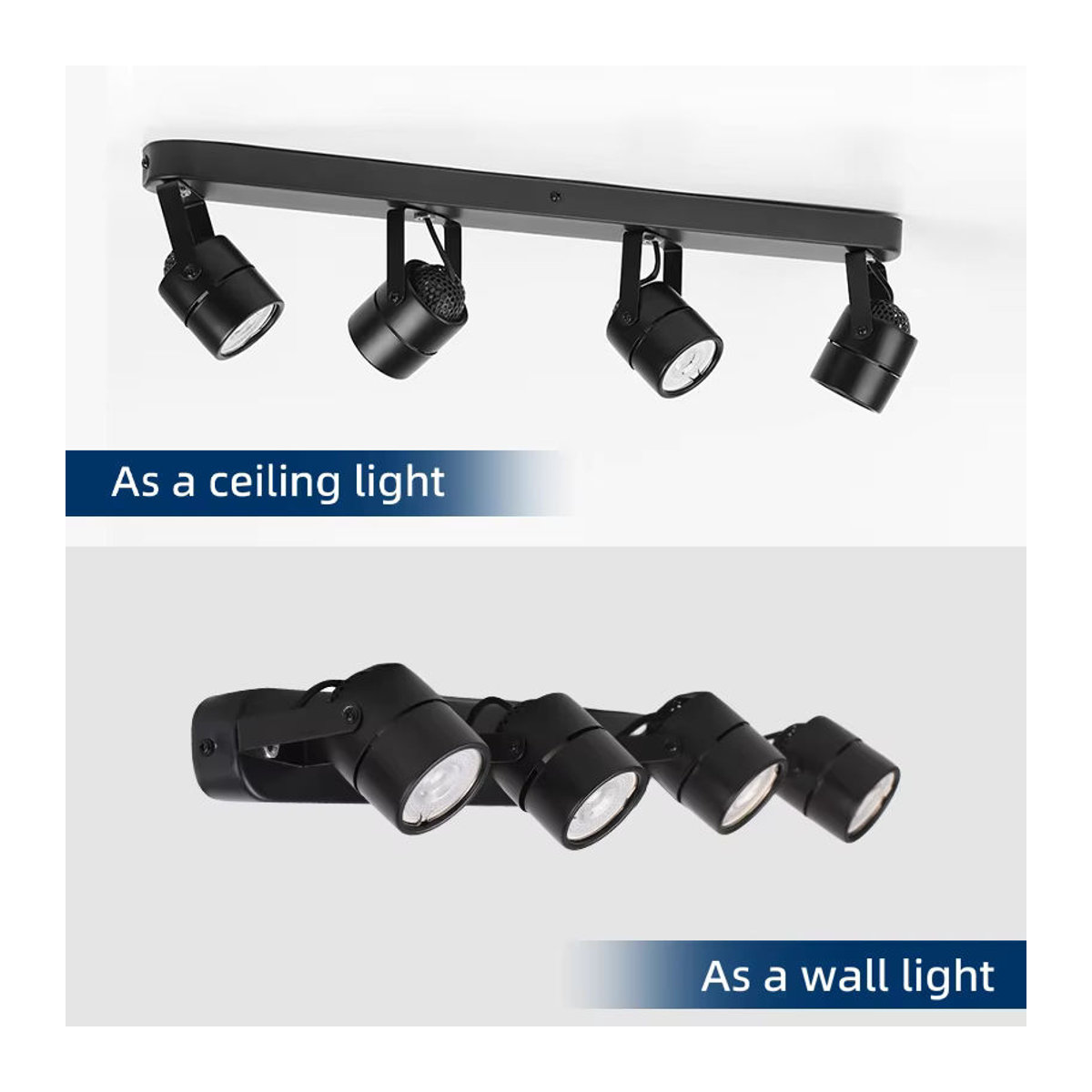 CHUANGYANG GU10 LED Deckenleuchte Modern Dimmbar mit 3 Farben für Wohnzimmer und Küche - Bild 4