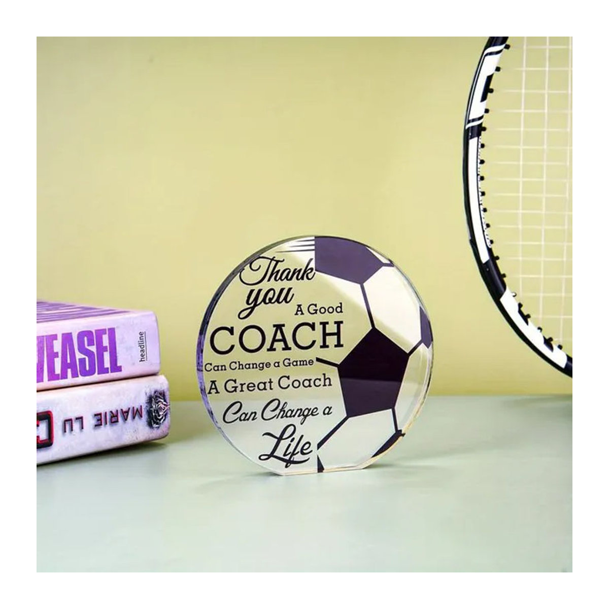 CIFBUY Acryl Fußball-Trainer Schreibtisch-Dekoration Ornament in Mehrfarbig - Bild 1