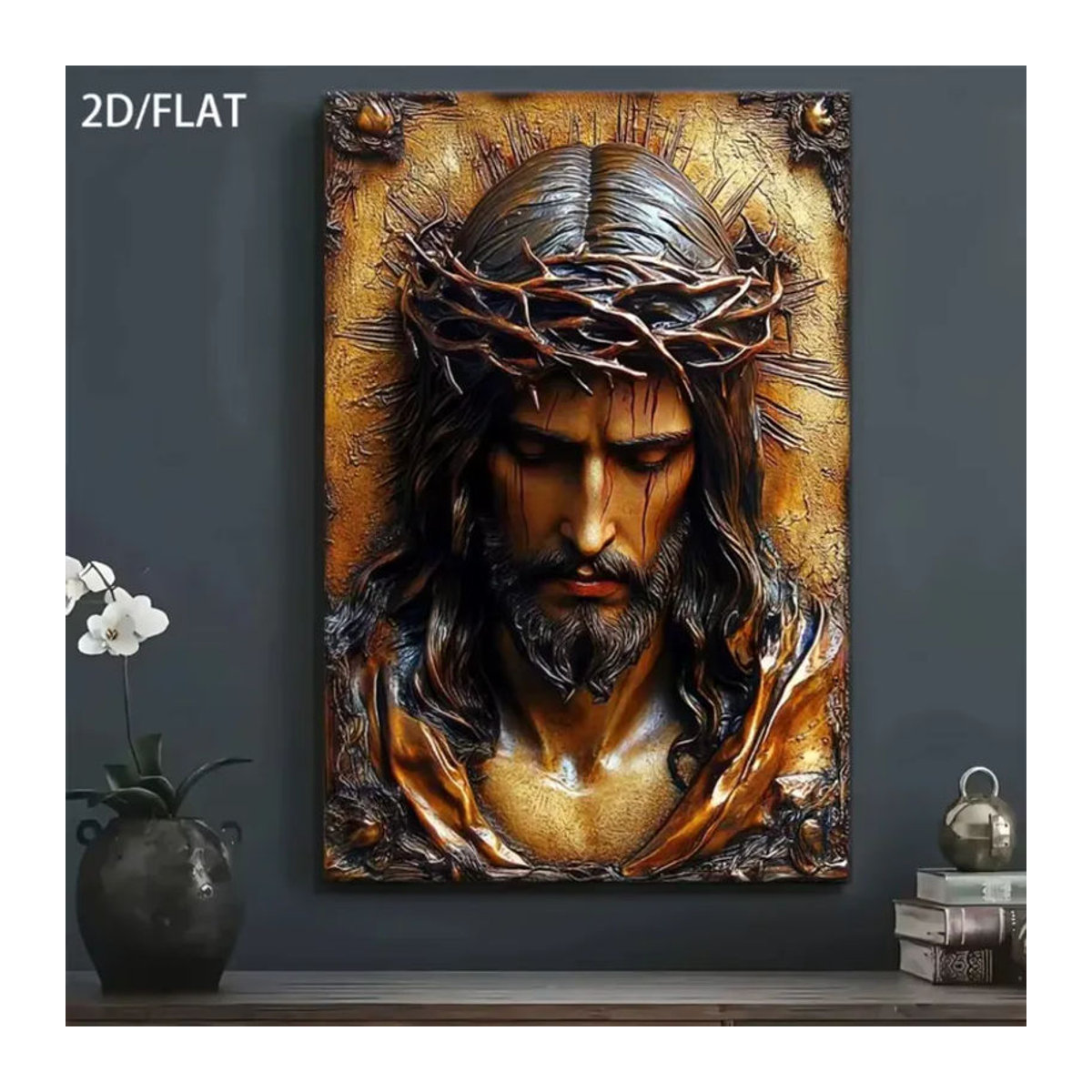 CIFBUY Vintage Metall Blechschild in Braun als rechteckige Wandkunst zur Heimdekoration B: 30 cm, H: 20 cm, T: 20 cm - Bild 5