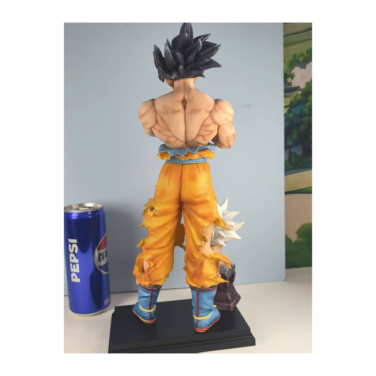CK Studio Dragon Ball Anime-Figur Ultra Instinct Son Goku Kakarotto PVC-Statue, mehrfarbig, Höhe: 35 cm - Bild 4